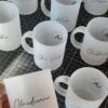 Caneca de Vidro Jateada Personalizada - 300ml - Image 3