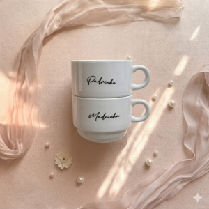 Xícara Personalizada para padrinhos 180ml