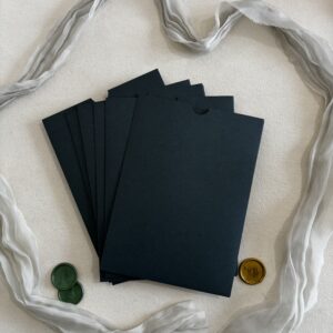 Envelope para Convite de Casamento Luva Verde Escuro