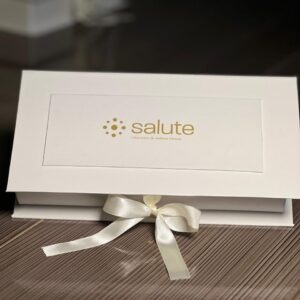 Caixa Cartonada Personalizada Corporativa Laboratório Salute