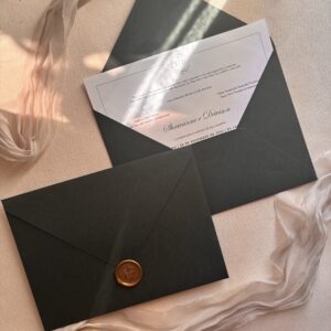 Convite de casamento M - Verde